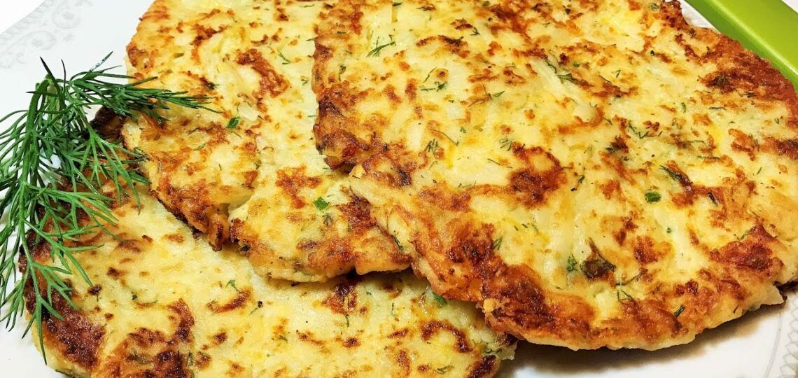 Картофельные лепешки с сыром на сковороде рецепт