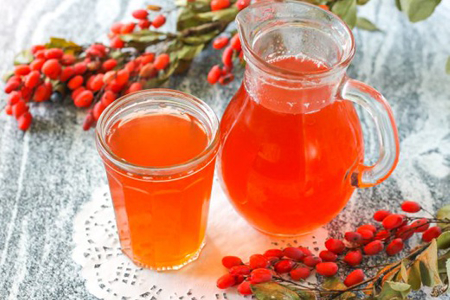 компот из барбариса и яблок